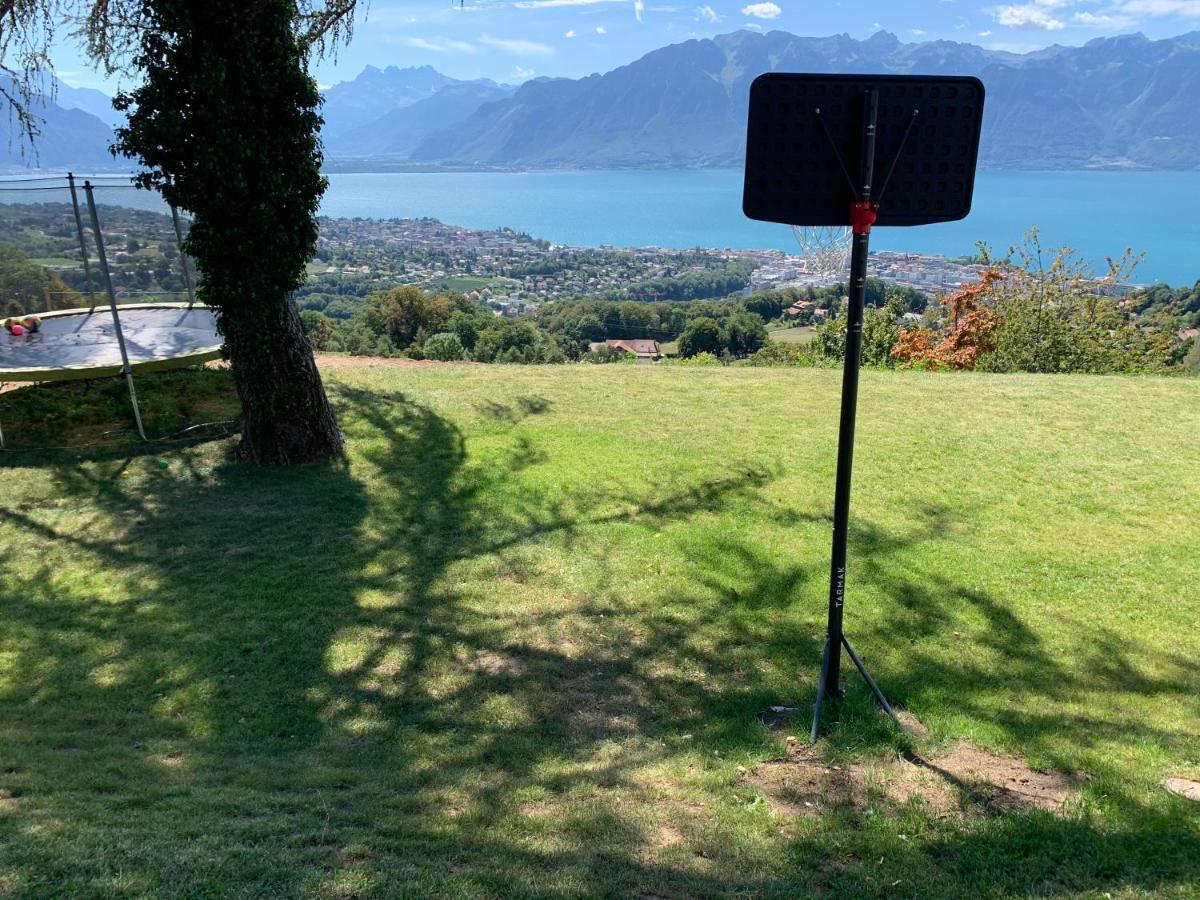Appartement Moderne Avec Vue Panoramique A Jongny Proche De Montreux Eksteriør bilde
