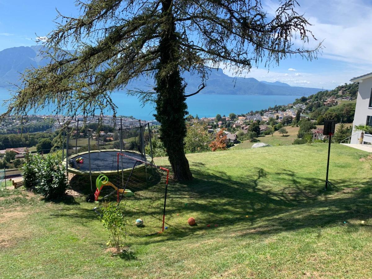Appartement Moderne Avec Vue Panoramique A Jongny Proche De Montreux Eksteriør bilde