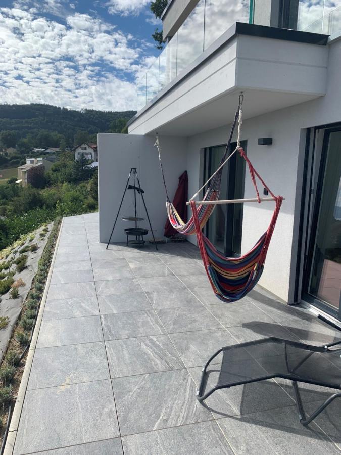 Appartement Moderne Avec Vue Panoramique A Jongny Proche De Montreux Eksteriør bilde
