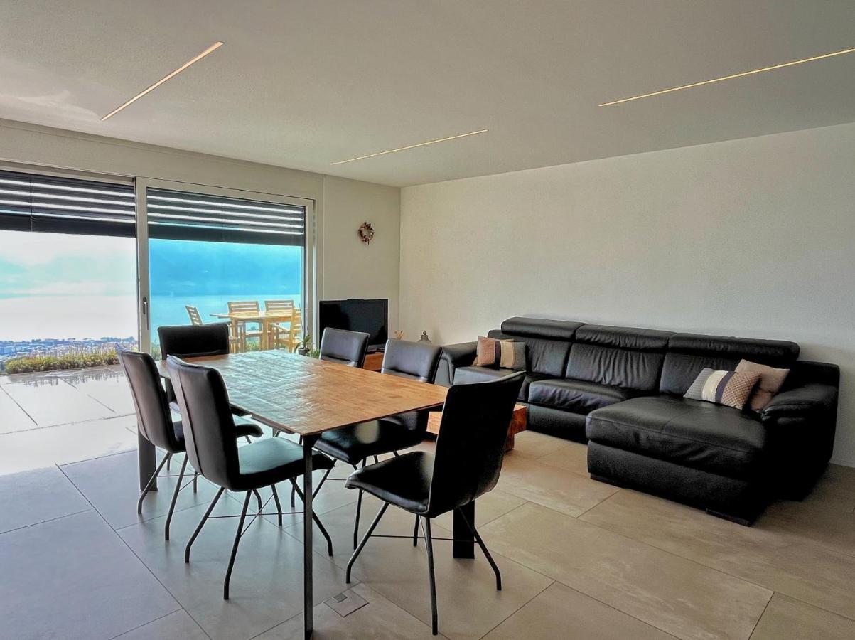 Appartement Moderne Avec Vue Panoramique A Jongny Proche De Montreux Eksteriør bilde