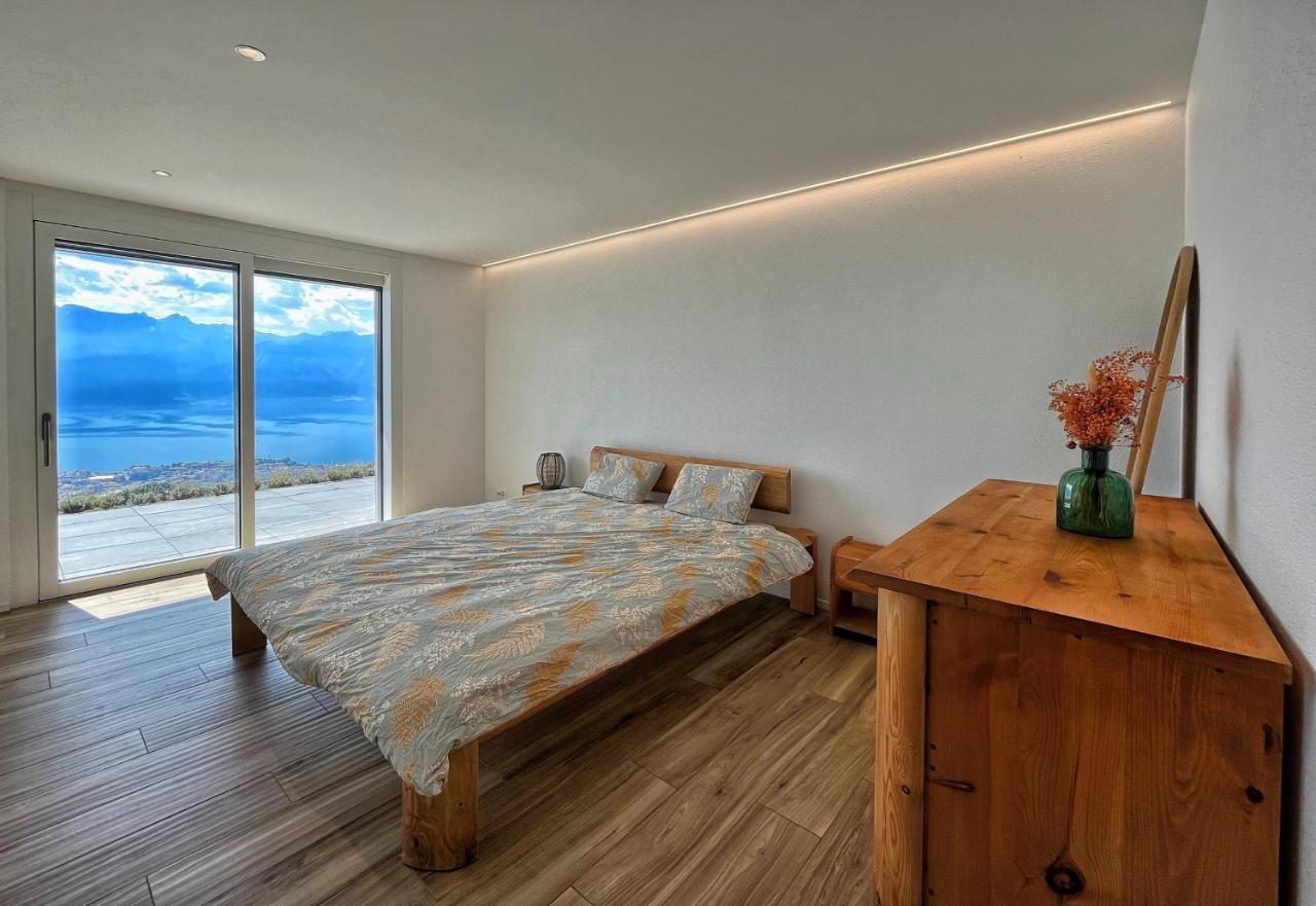 Appartement Moderne Avec Vue Panoramique A Jongny Proche De Montreux Eksteriør bilde