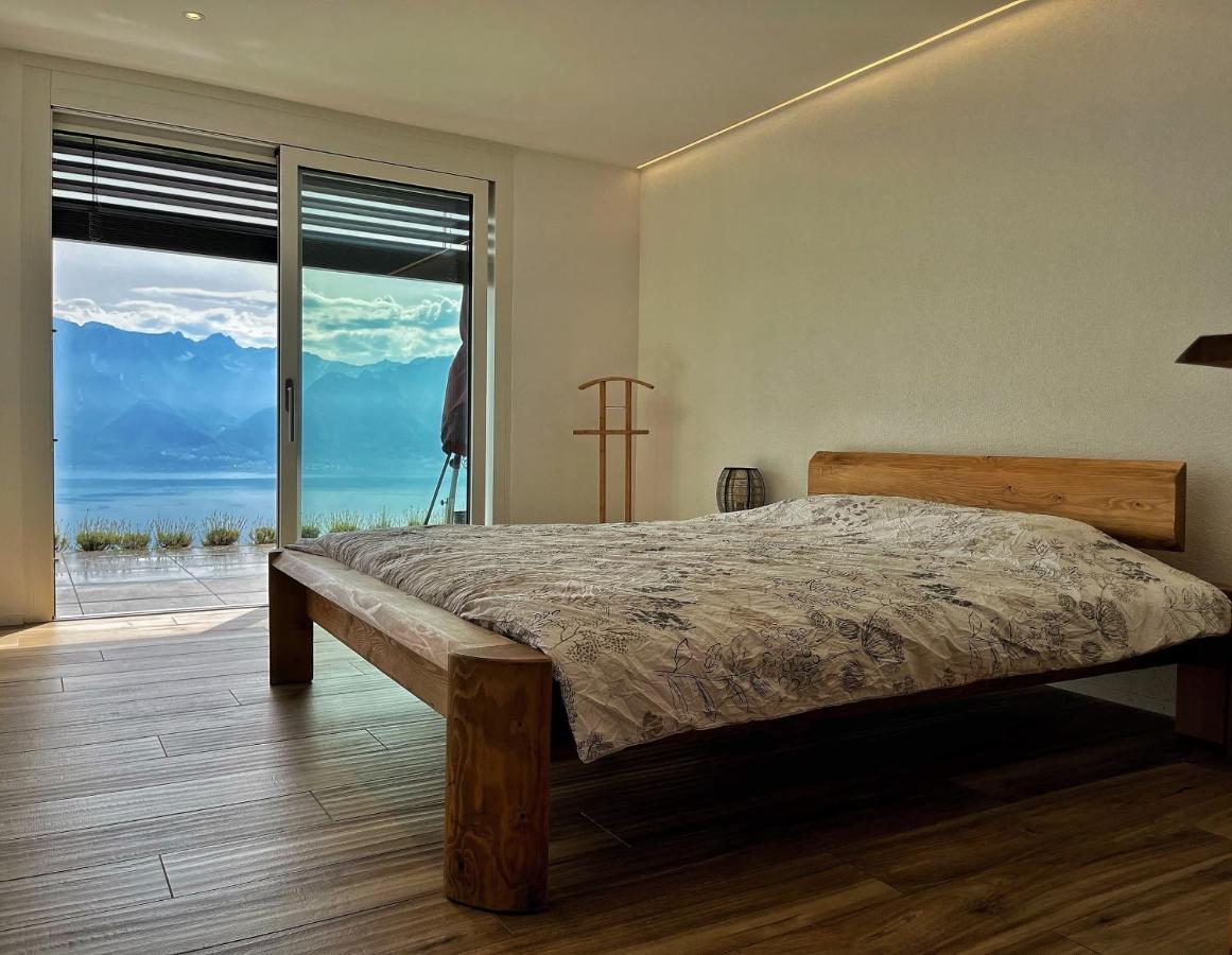 Appartement Moderne Avec Vue Panoramique A Jongny Proche De Montreux Eksteriør bilde