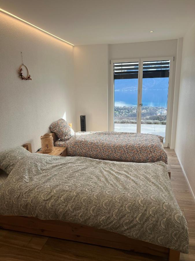 Appartement Moderne Avec Vue Panoramique A Jongny Proche De Montreux Eksteriør bilde